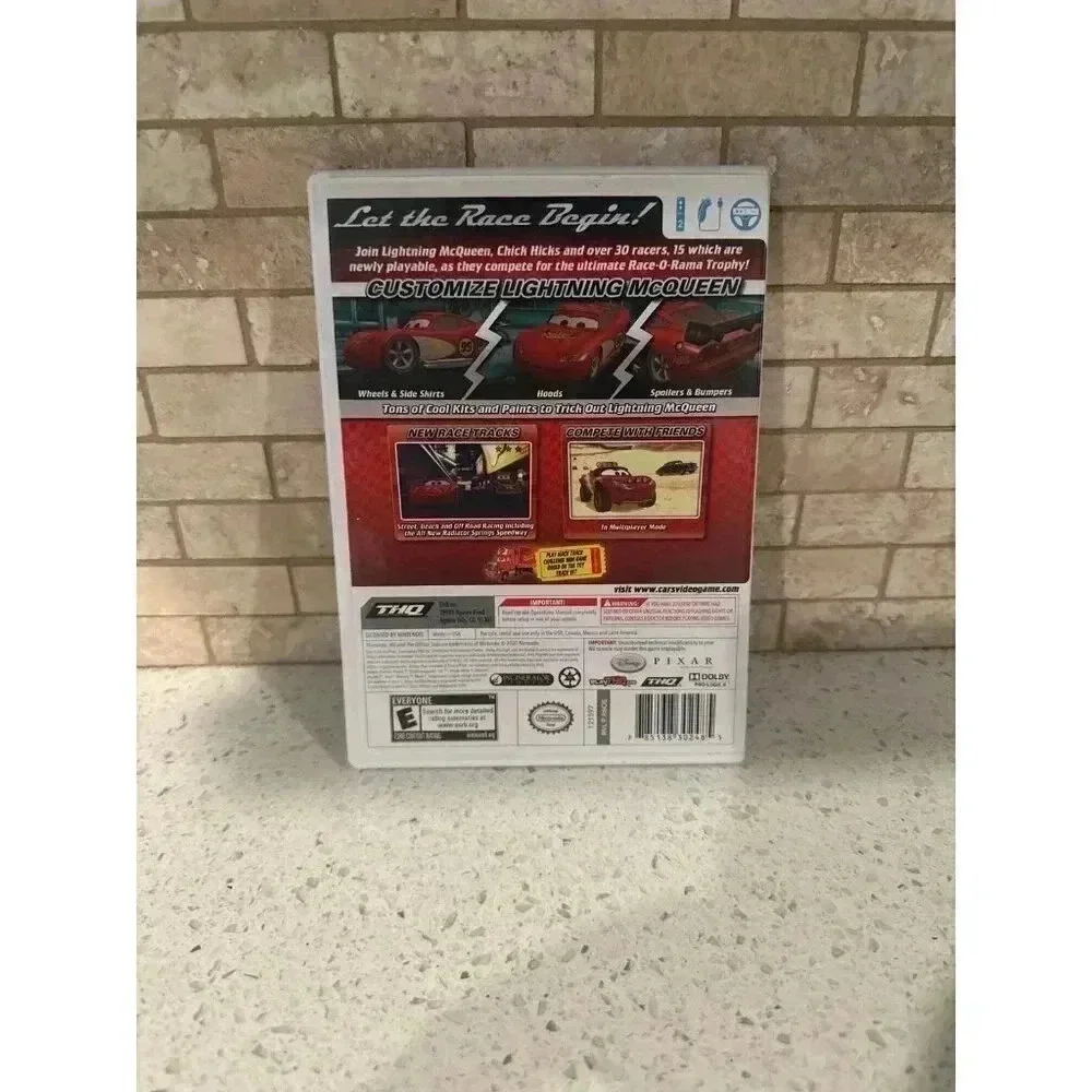 Cars Race O Rama Disney Pixar Nintendo Wii Video Game‎ Complete Tested 122